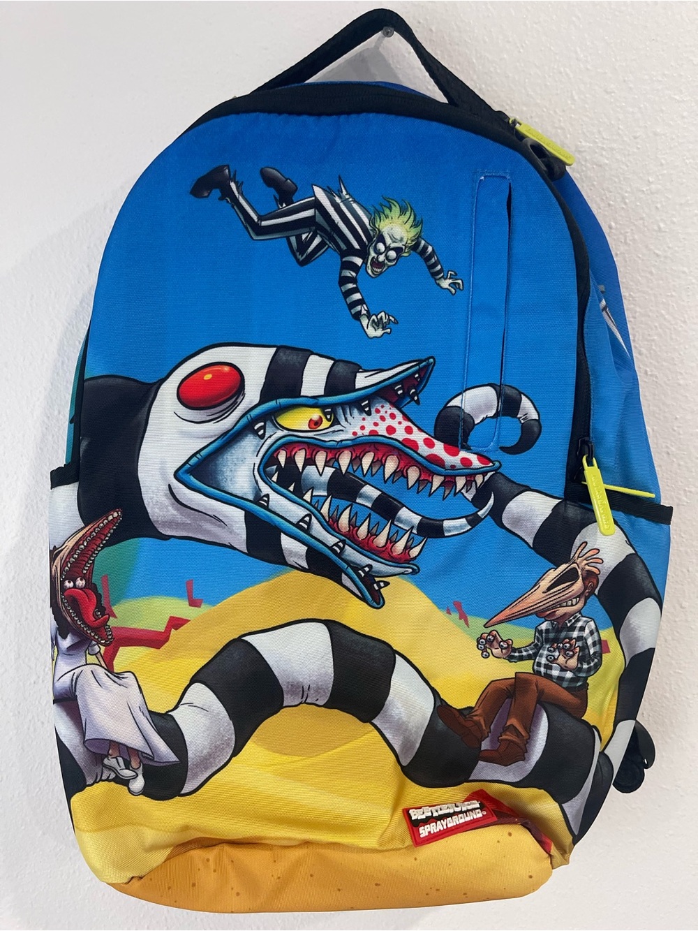 Spray ground Limited edition OFFICIAL COLLAB WITH BEETLEJUICE